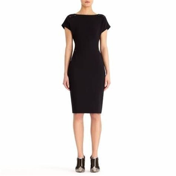 RACHEL Rachel Roy Dresses & Skirts - Rachel Roy Size 14 NEW Black Cap Sleeve Sheath Dress